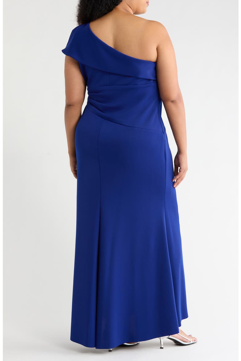 One-Shoulder Gown, Alternate, color, ROYAL