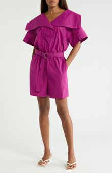Utility Belted Romper