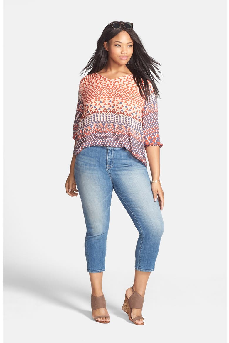 'Emma' Stretch Crop Jeans, Alternate, color, AIRLIE