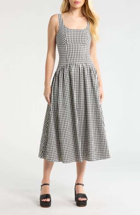 Cara Gingham Dress