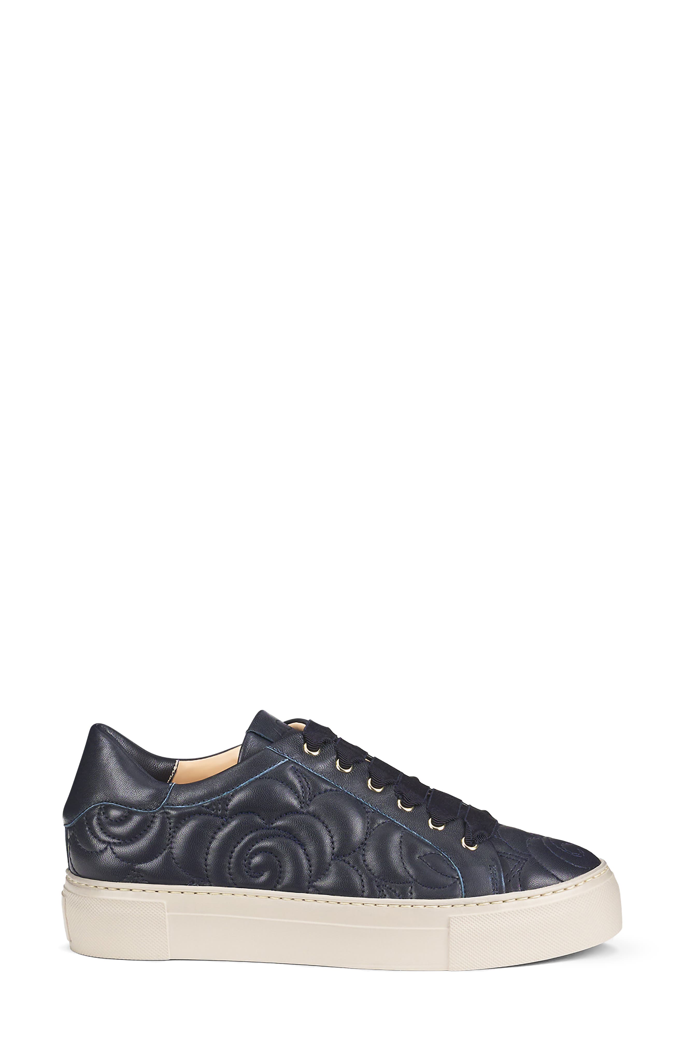 AGL Alisa Leather Sneaker, Alternate, color, Night
