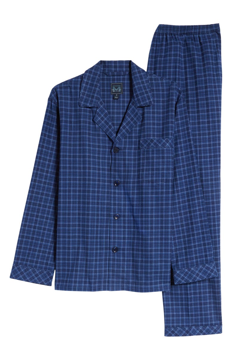 Majestic International Flannel Pajamas, Alternate, color, True Blue