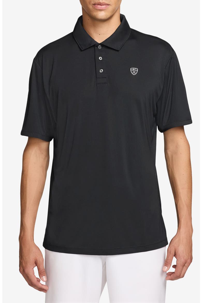 Dri-FIT Par 5 Golf Polo, Main, color, BLACK/ WHITE