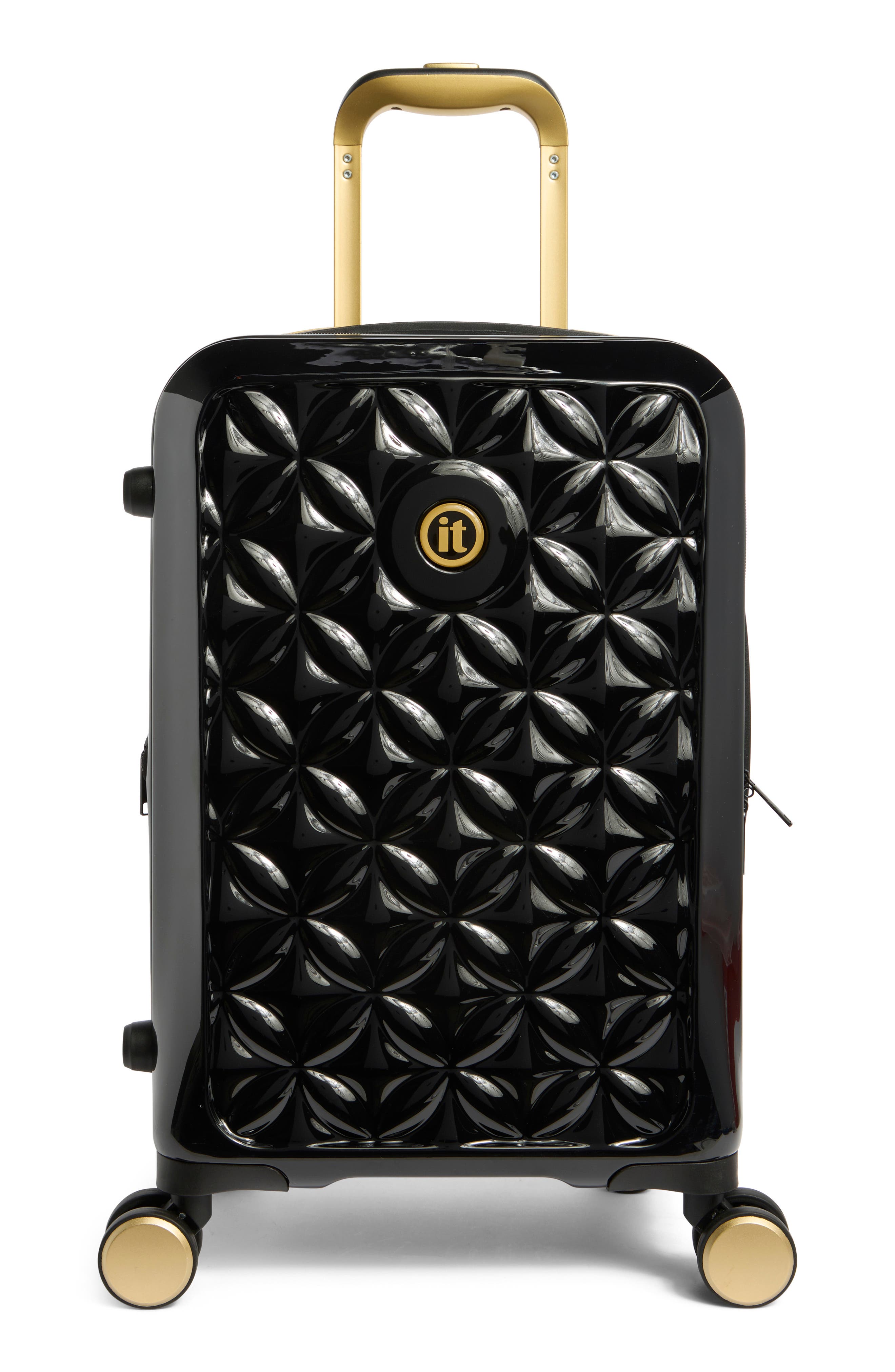 IT LUGGAGE Florita 21-Inch Hardside Carry-On Luggage, Main, color, Black