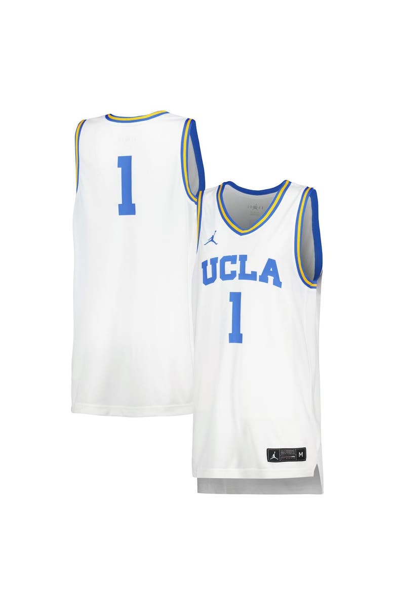 Jordan Brand Unisex Jordan Brand #1 White UCLA Bruins Women's Basketball Replica Jersey, Main, color, White