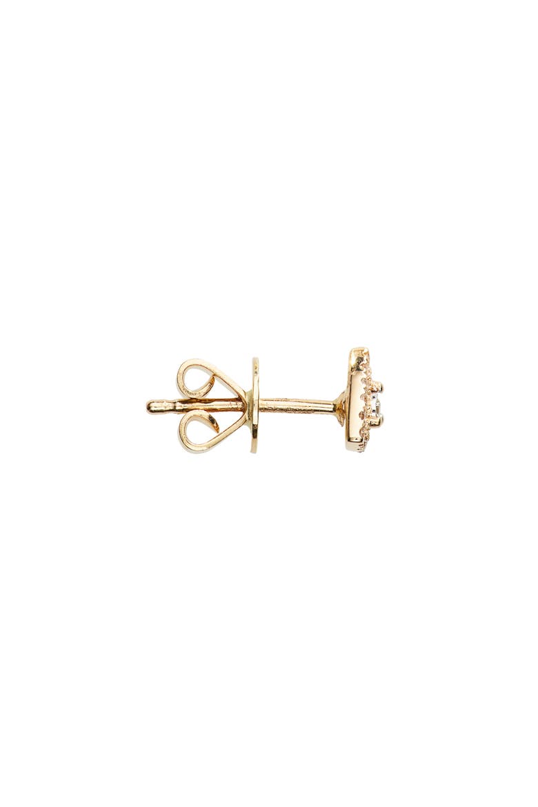 Ava Bea Triangle Stud Earrings, Alternate, color, YELLOW GOLD