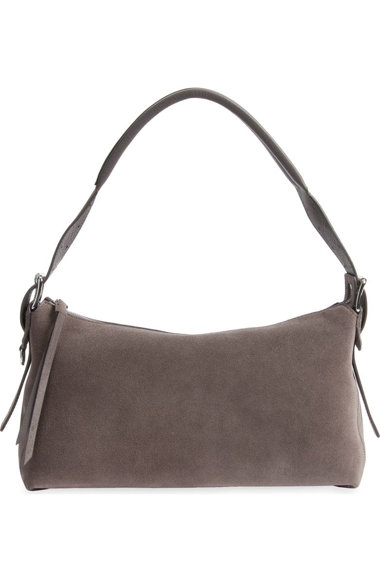 Lemaire Belted Suede Shoulder Bag, Main, color, Mink