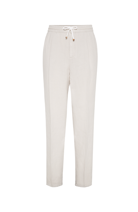 パンツ BRUNELLO CUCINELLI Hemp linen trousers Monili Rosso パンツ BRUNELLO CUCINELLI Hemp linen trousers Monili Rosso
