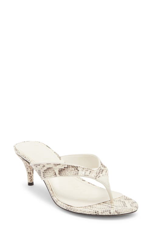 Sam Edelman Amie Kitten Heel Flip Flop in Ivory at Nordstrom, Size 6