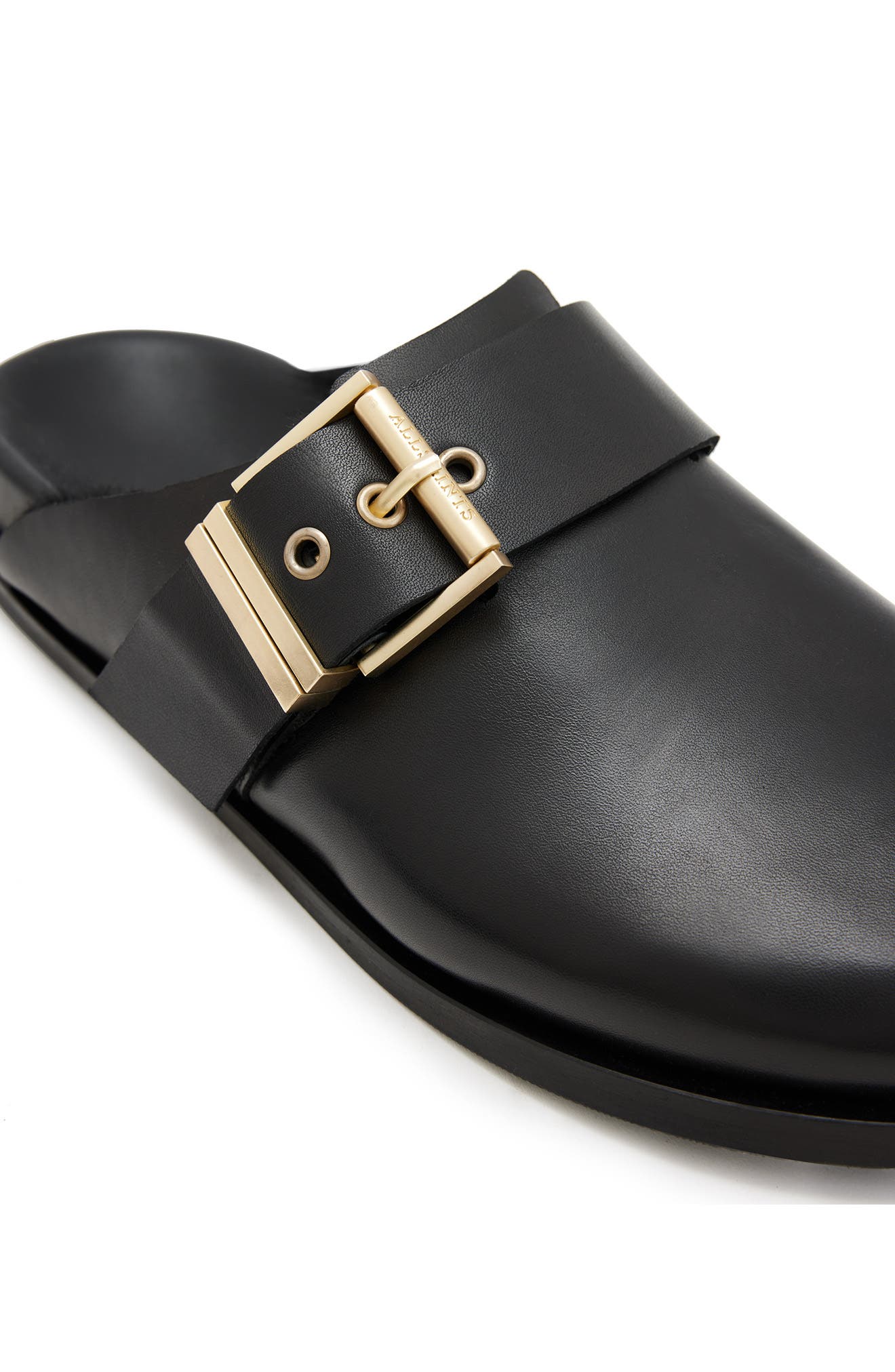 AllSaints Genuine Shearling Mule, Alternate, color, 