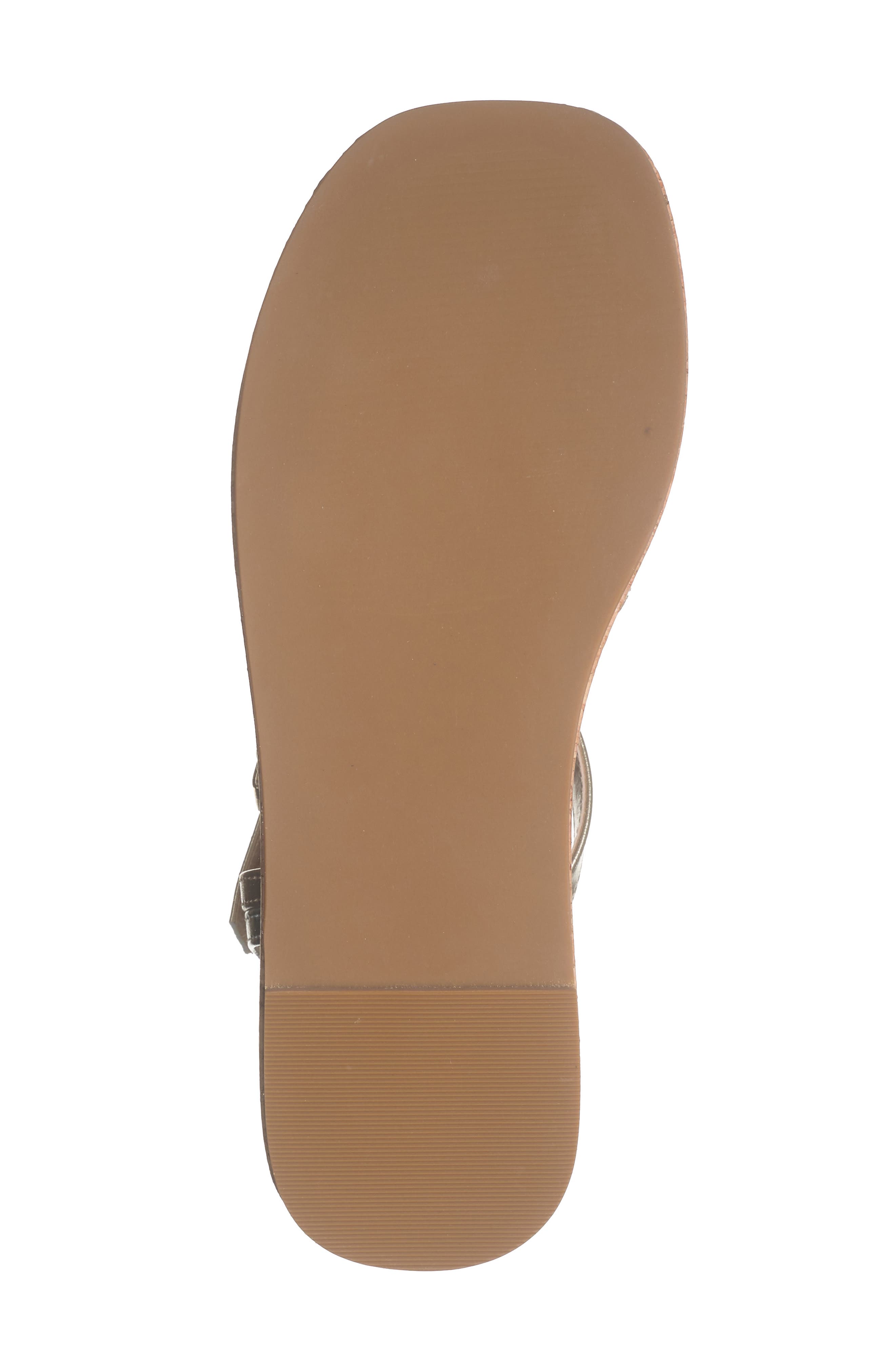 NORDSTROM RACK Kids' Katherine Cork Platform Sandal, Alternate, color, Gold Multi