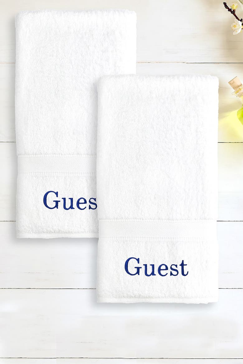 "Guest" 2-Piece Hand Towel Set - White, Main, color, WHITE