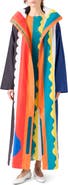 Akris Paravent Print Hooded Taffeta Coat