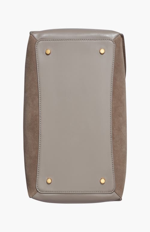 Donna Karan New York Setauket Solid+suede Tote