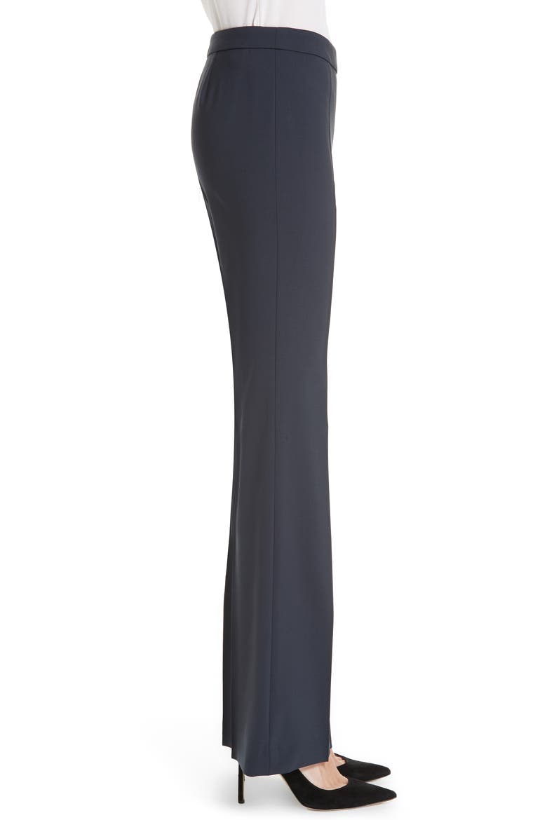 Tulea Side Zip Tropical Stretch Wool Trousers, Alternate, color, NAVY