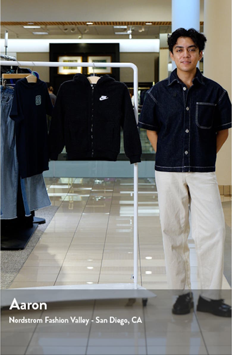 Kids' Sportswear Club Texured Fleece Zip-Up Hoodie, sales video thumbnail