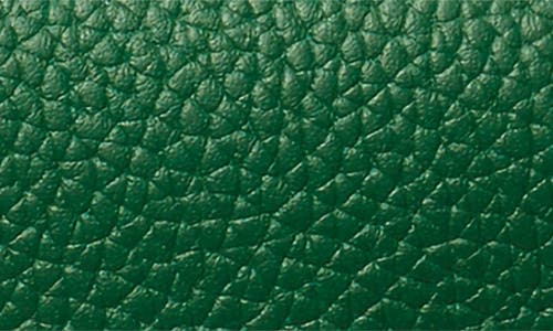 Tory Burch Small Pebble Leather Envelope Trifold Wallet In Green