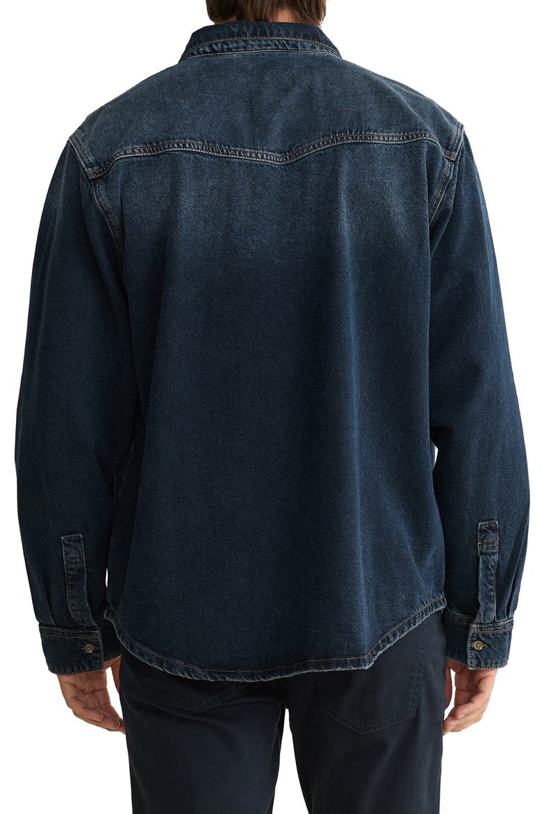 DET Denim Button-Up Shirt, Alternate, color, PORTER