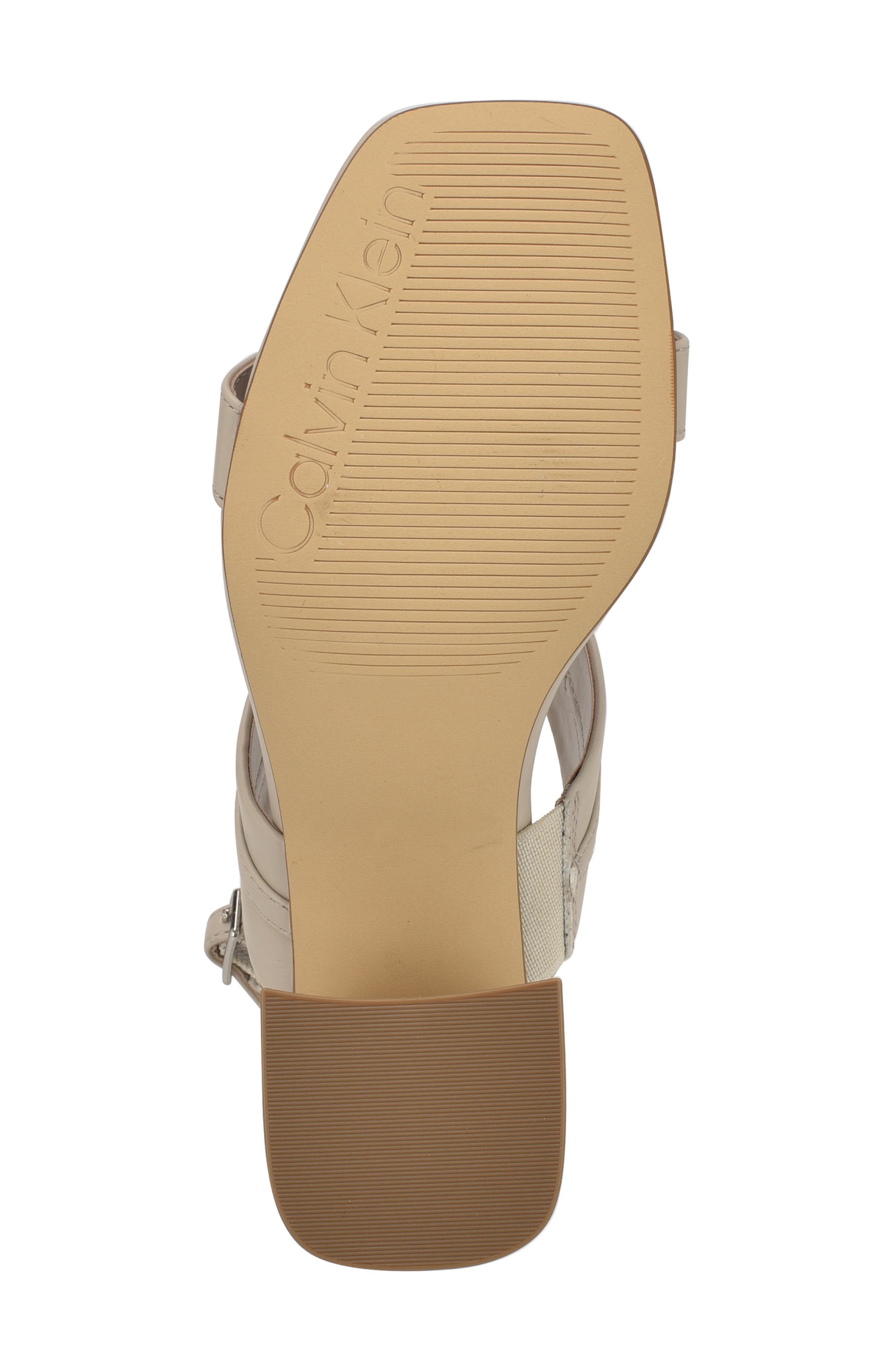 Calvin Klein Hallow Sandal, Alternate, color, Taupe