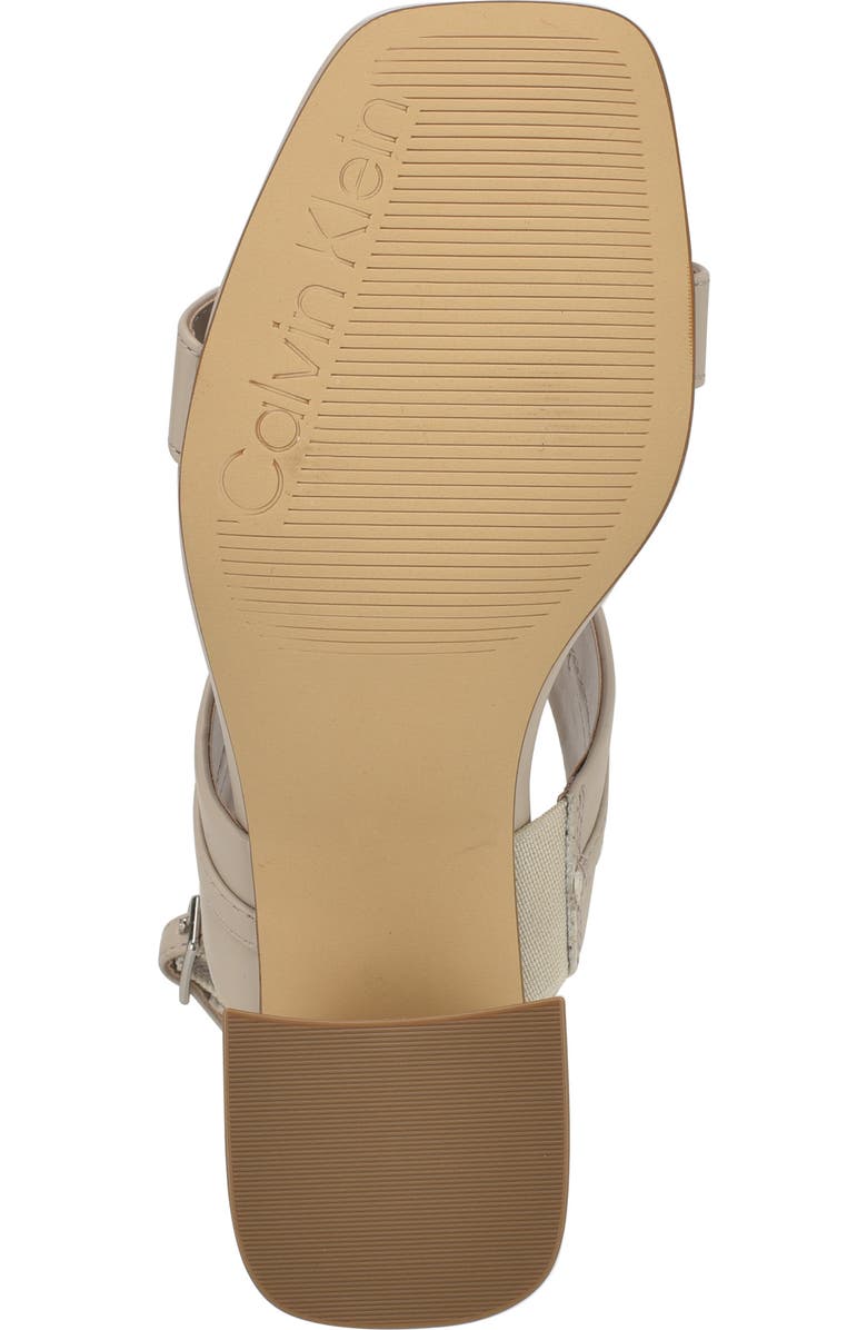 Calvin Klein Hallow Sandal, Alternate, color, Taupe