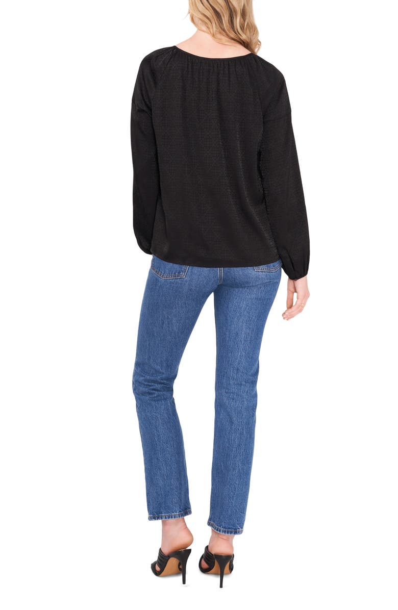 Vince Camuto Jacquard Woven Top, Alternate, color, 