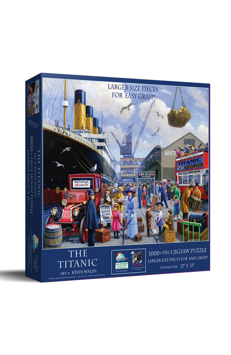 Sunsout The Titanic 1000 piece Jigsaw Puzzle for Adults Large Pieces, Main, color, Multicolor