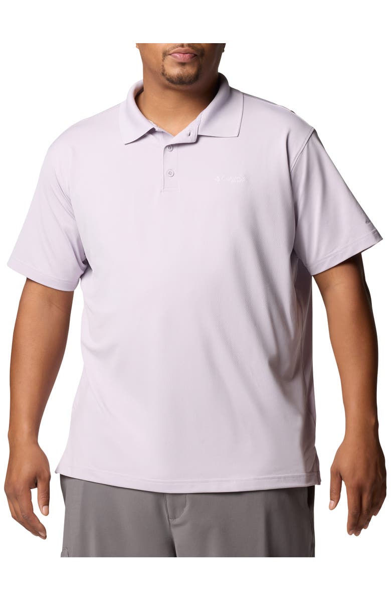 Columbia Big & Tall Low Drag Offshore Polo Shirt, Main, color, Lavender Pearl