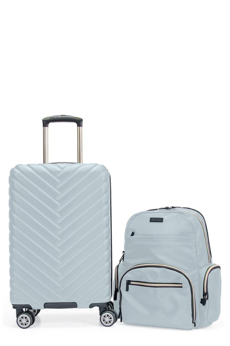 Madison Square 2-Piece Hardside Carry-On Luggage & Backpack Set, Main, color, SLATE