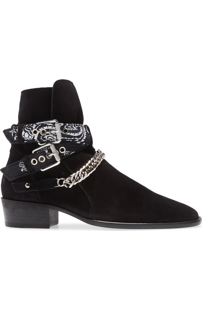 AMIRI Bandana Strap Ankle Boot, Alternate, color,