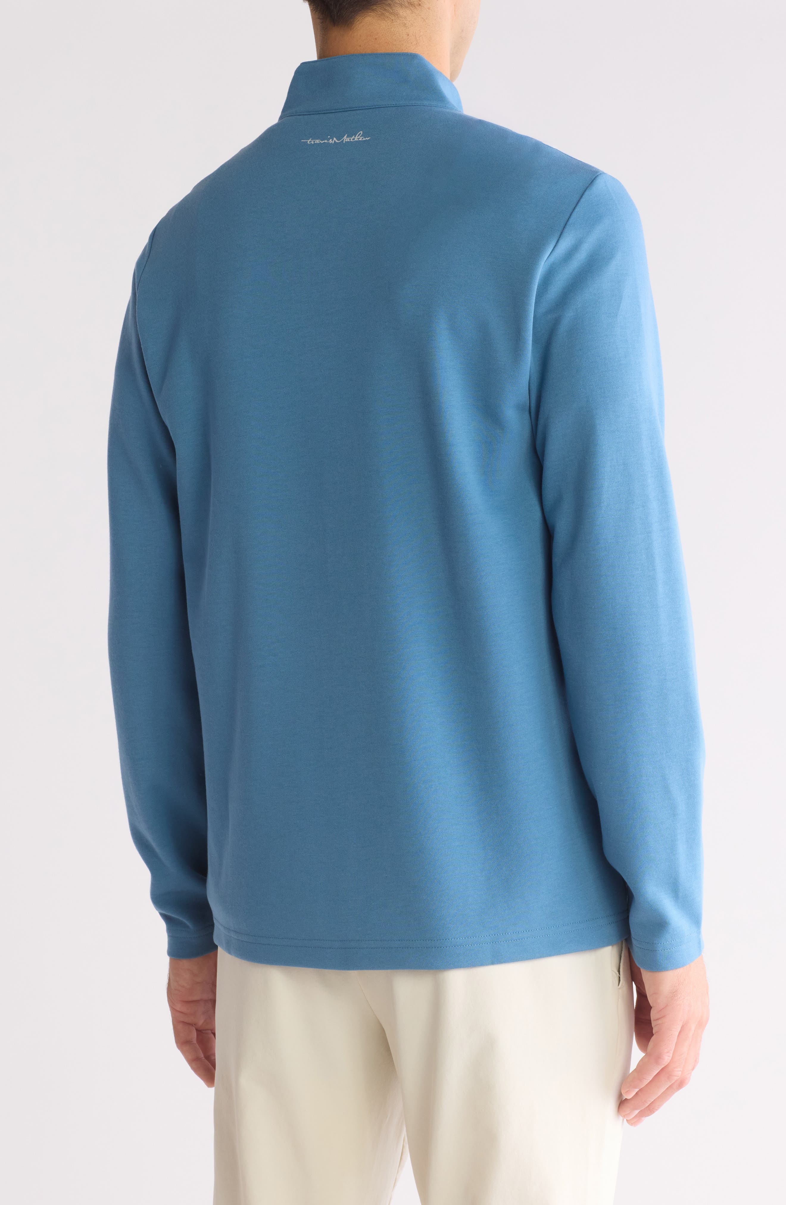 Upgraded Chest Stripe Half Zip Pullover - image 4