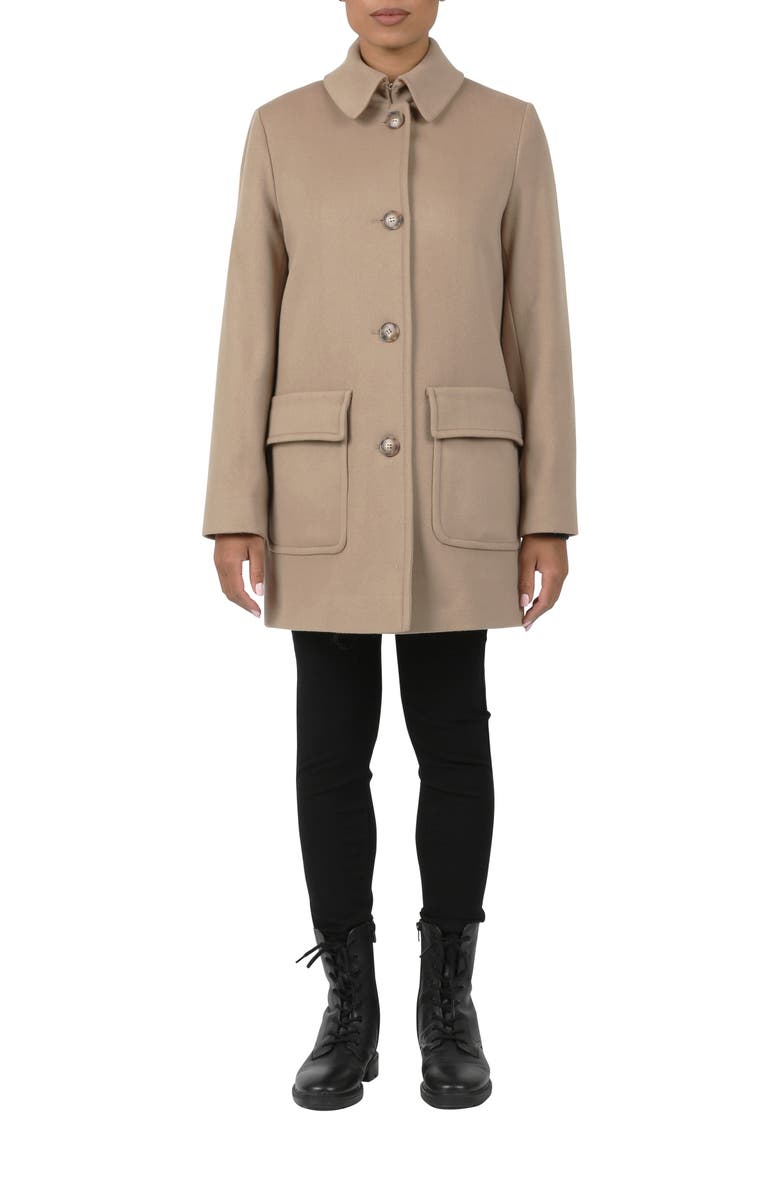 Fleurette Lenox Wool Barn Coat, Alternate, color, 