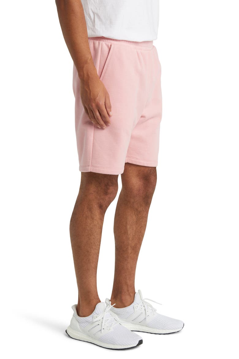 Fresh Cut Sweat Shorts, Alternate, color, CLAY PINK