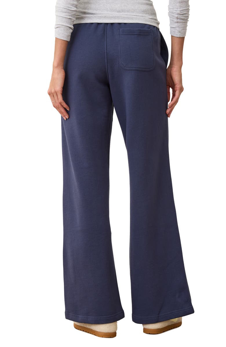 Marine Layer Cloud 9 Wide Leg Sweatpants, Alternate, color, Navy