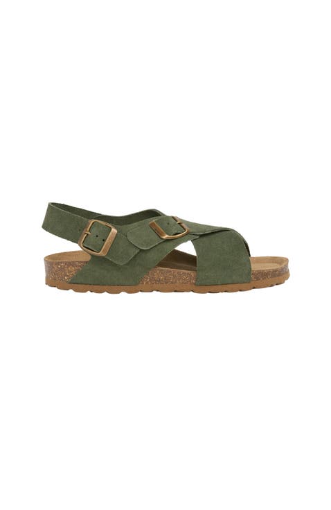 Crossover Buckle Sandal