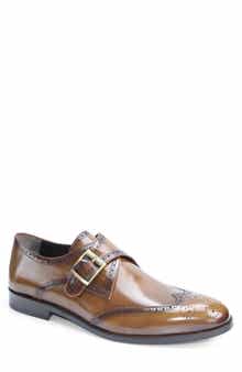 VELLAPAIS Stanley Wingtip Monk Shoe