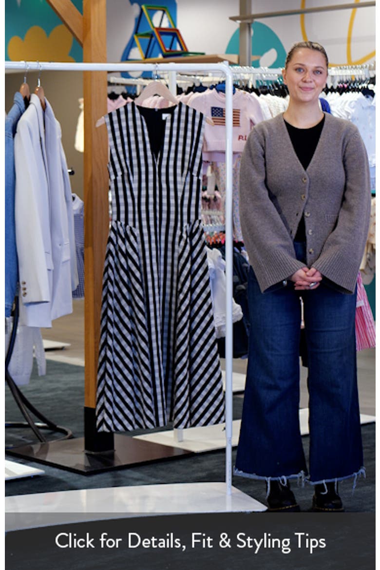 Vivian Gingham Midi Dress video