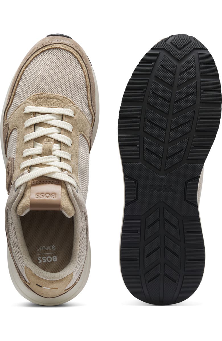 BOSS Vinston Runn Sneaker, Alternate, color, Beige