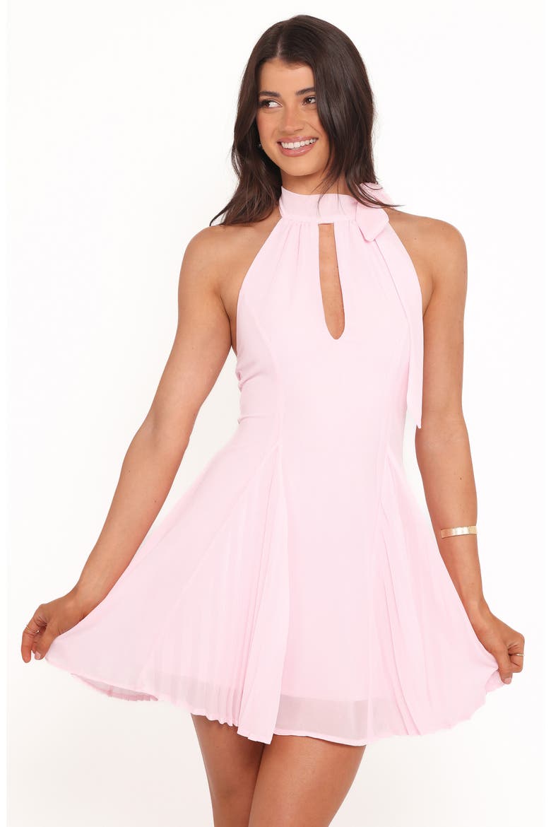 Elaine Sleeveless Minidress, Alternate, color, CANDY PINK