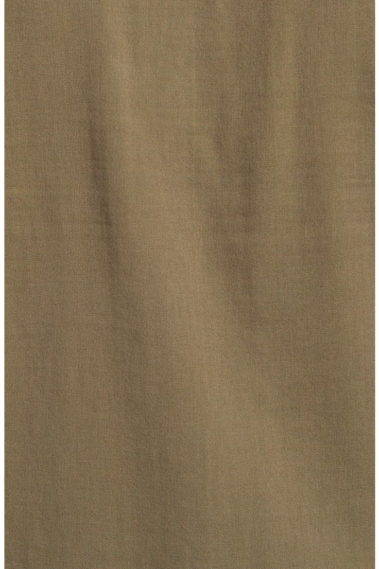 Slim Fit Double Gauze Organic Cotton Button-Up Shirt, Alternate, color, MILITARY GREEN