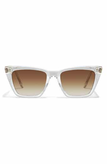 QUAY Call The Shots 54mm Gradient Cat Eye Sunglasses