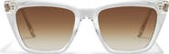 QUAY Call The Shots 54mm Gradient Cat Eye Sunglasses