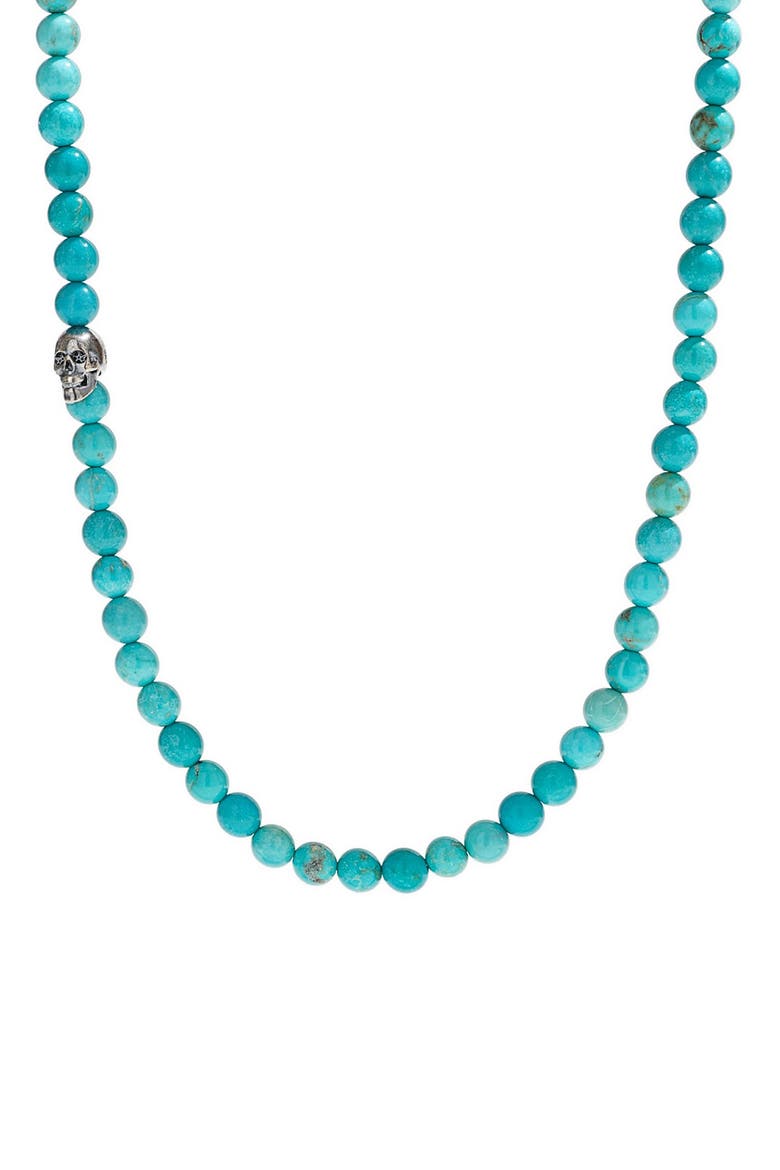 Turquoise Bead Necklace, Main, color, TURQUOISE