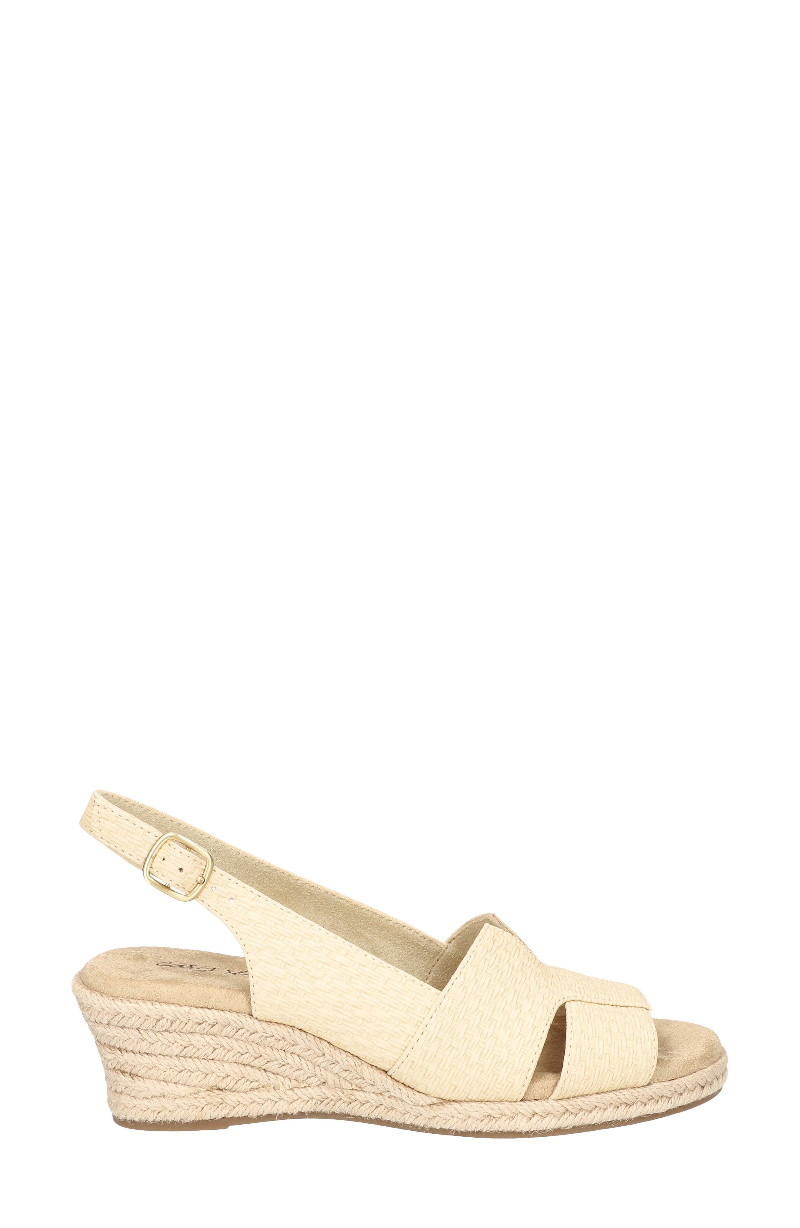 Resort Slingback Wedge Sandal, Alternate, color, NATURAL WOVEN BASKET