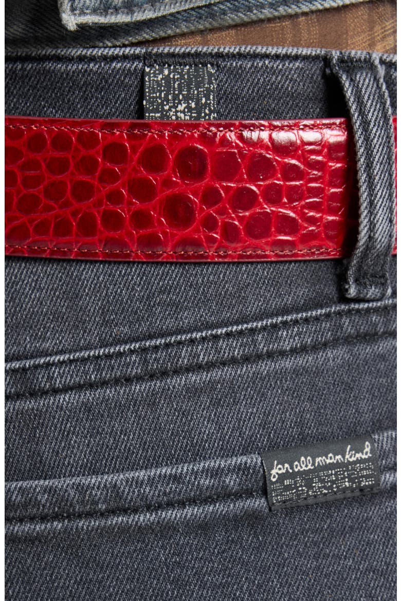 Modern Dojo High Waist Flare Jeans, Alternate, color, INKSTORM