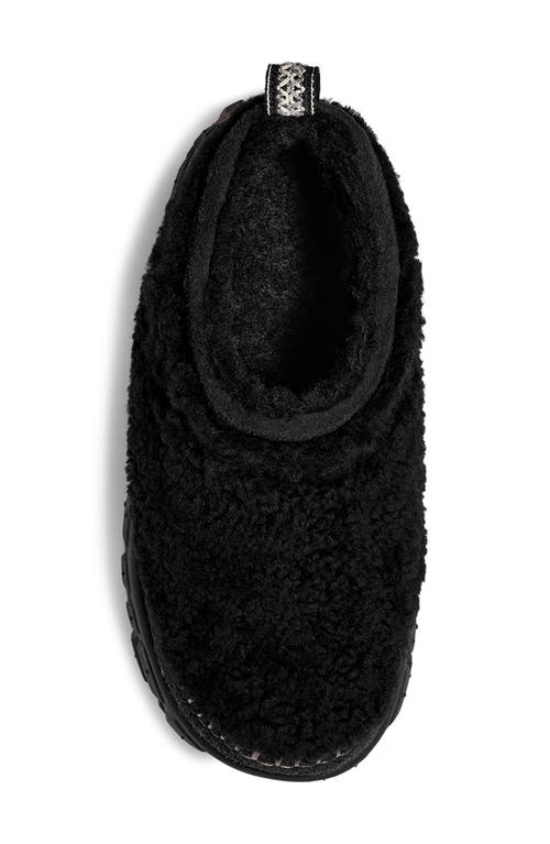 Ugg ® Venture Daze Ultra Mini Genuine Shearling Platform Bootie In Black