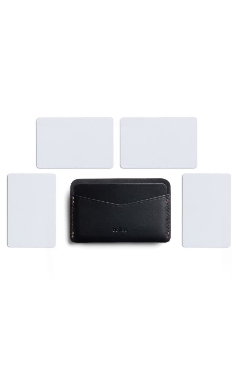 Bellroy Leather RFID Card Case, Alternate, color, Black