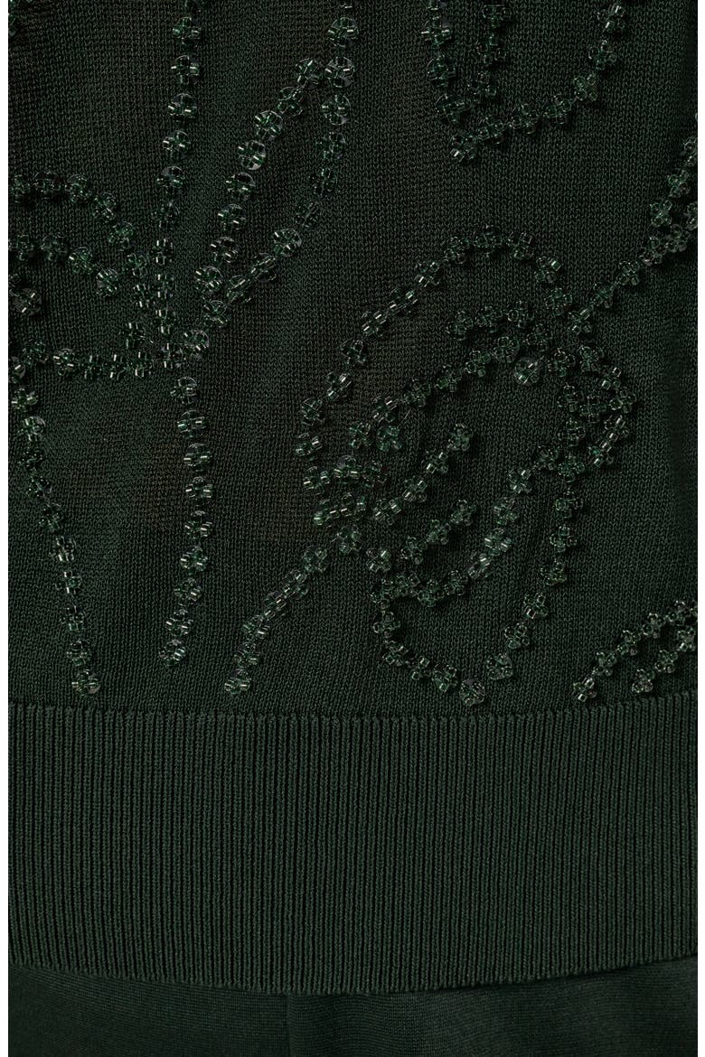 Beaded Sleeveless Top, Alternate, color, BLACK FOREST