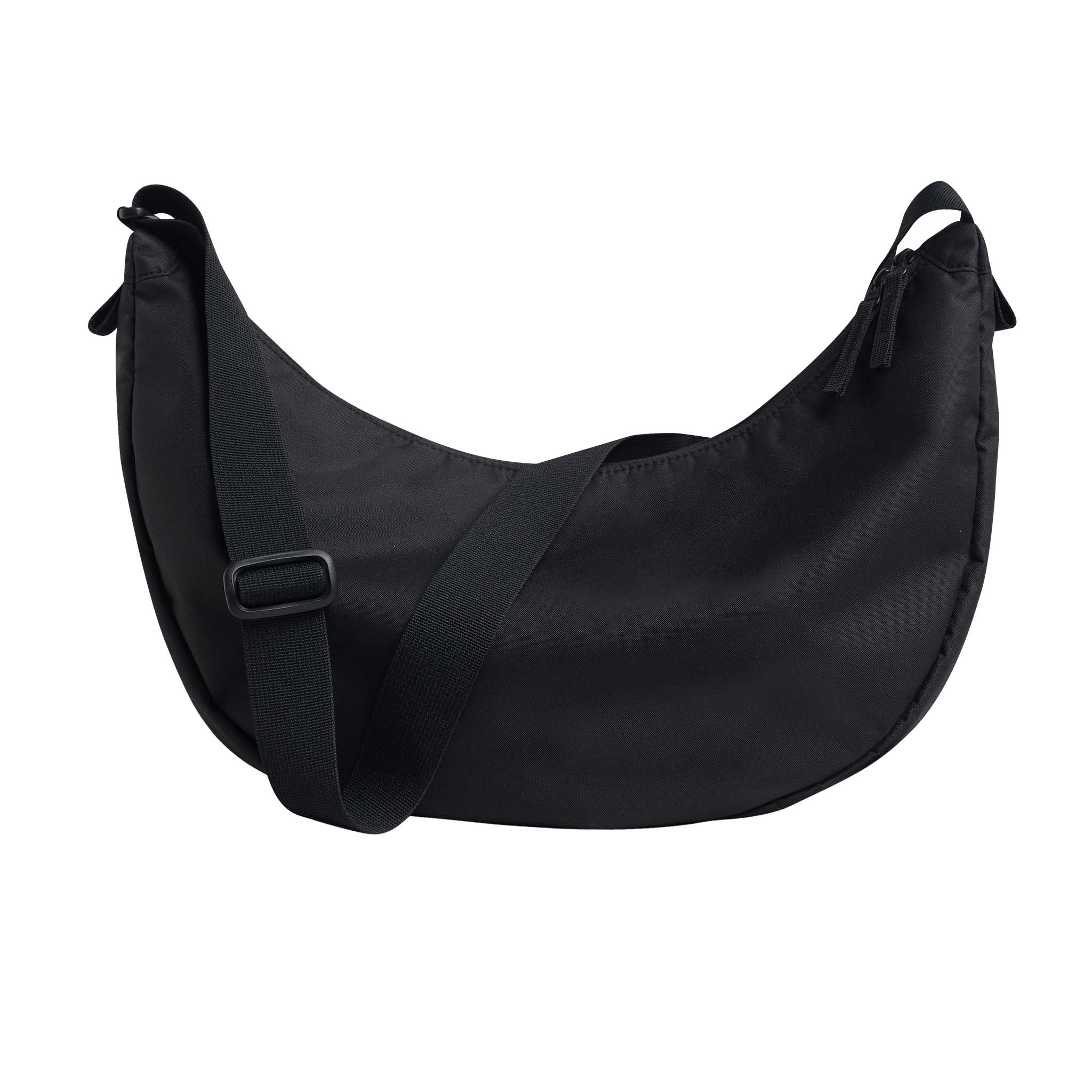 Moon Bag Large, Alternate, color, BLACK