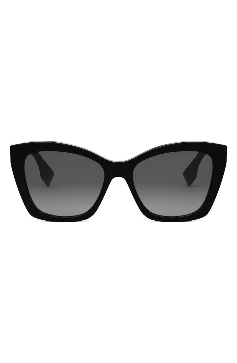 Fendi
Fendi Lettering 55mm Gradient Square Sunglasses, Main, color,