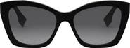 Fendi 'Fendi Lettering 55mm Gradient Square Sunglasses